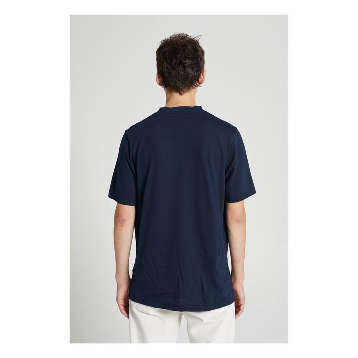 T-shirt Bobby Coton Bio Bleu marine- Image produit n°5