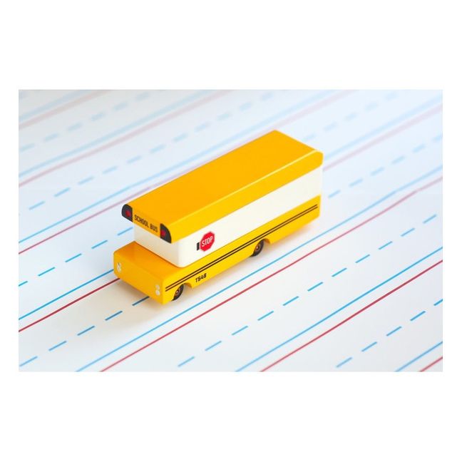Wooden School Bus Toy
