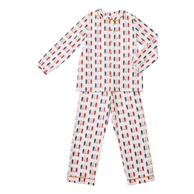 Ensemble de Pyjama Nan Surf | Blanc