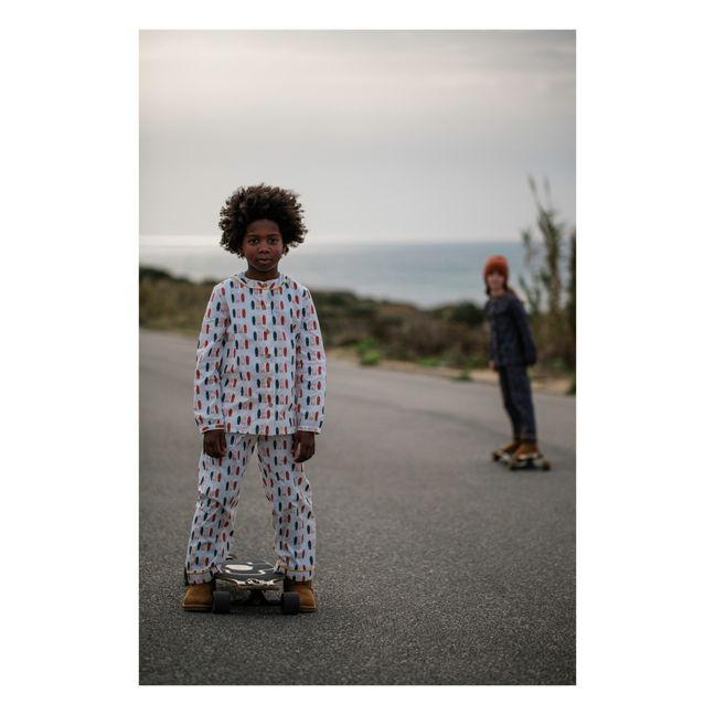 Ensemble de Pyjama Nan Surf | Blanc