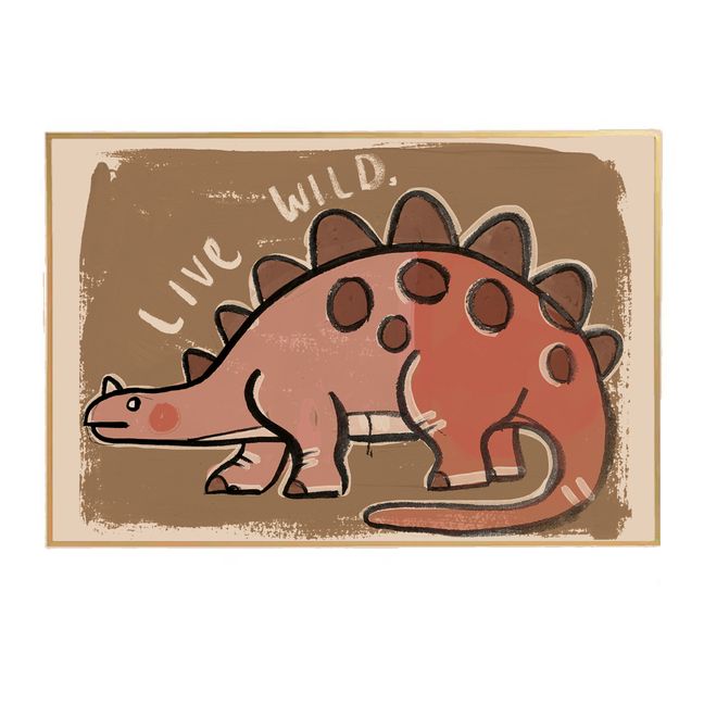 Large Dinosaur Live Wild Poster 