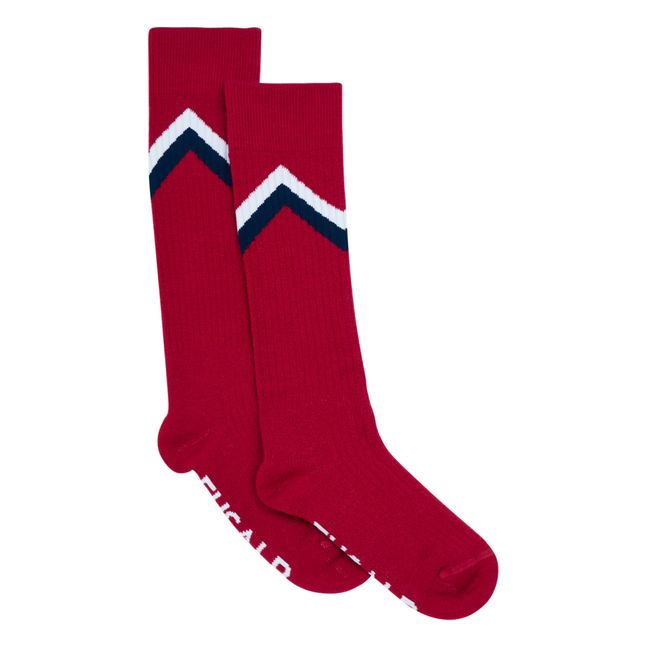 Chaussettes Heritage Laine - Collection Femme - Rouge