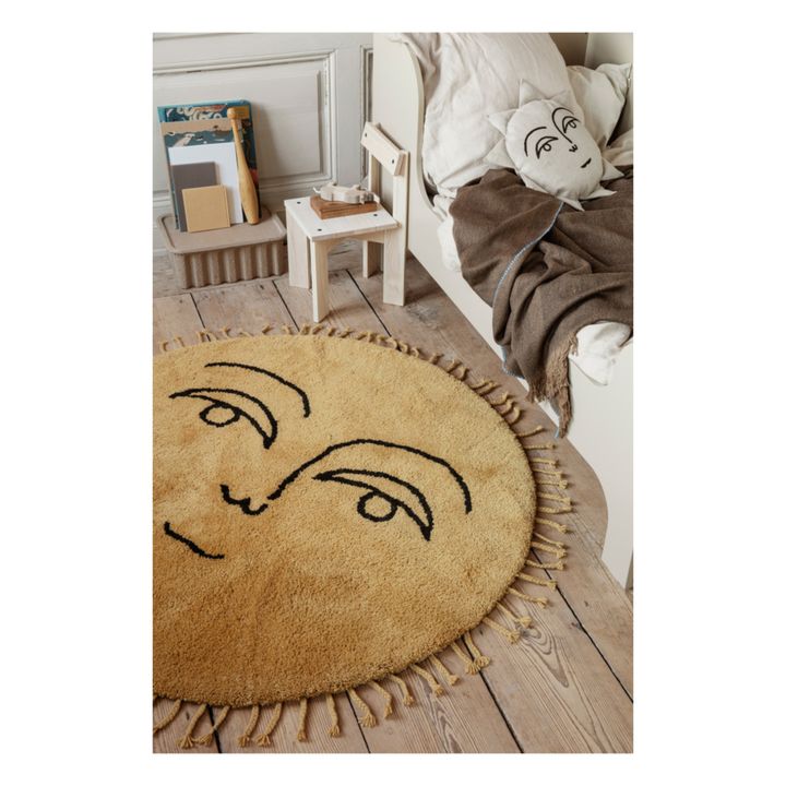 Tufted Sun Rug | Yellow- Product image n°1