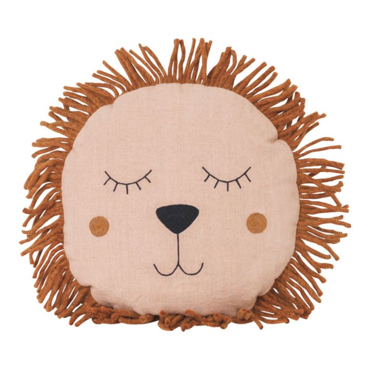 Lion Cushion | Pink- Product image n°0