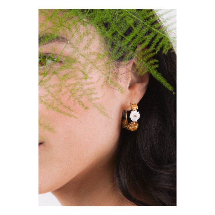 Zephir Maxi Hoop Earrings Dorado- Imagen del producto n°3