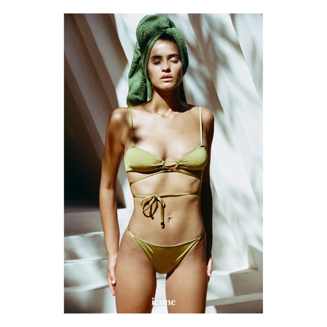 Limoncello Bikini Top Green