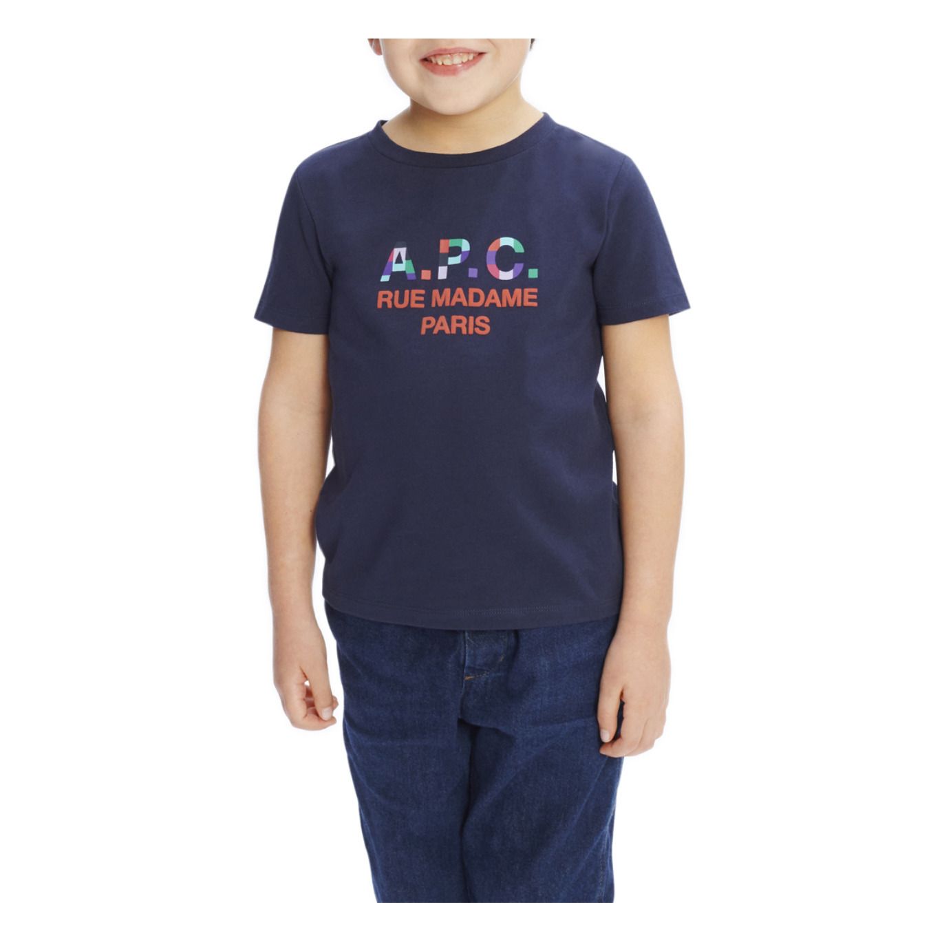 Toa Organic Cotton T-shirt - Kids’ Capsule - Navy blue- Product image n°1