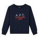 Achille Organic Cotton Sweatshirt - Kids’ Capsule - Navy blue- Miniature produit n°0