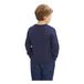 Achille Organic Cotton Sweatshirt - Kids’ Capsule - Navy blue- Miniature produit n°3
