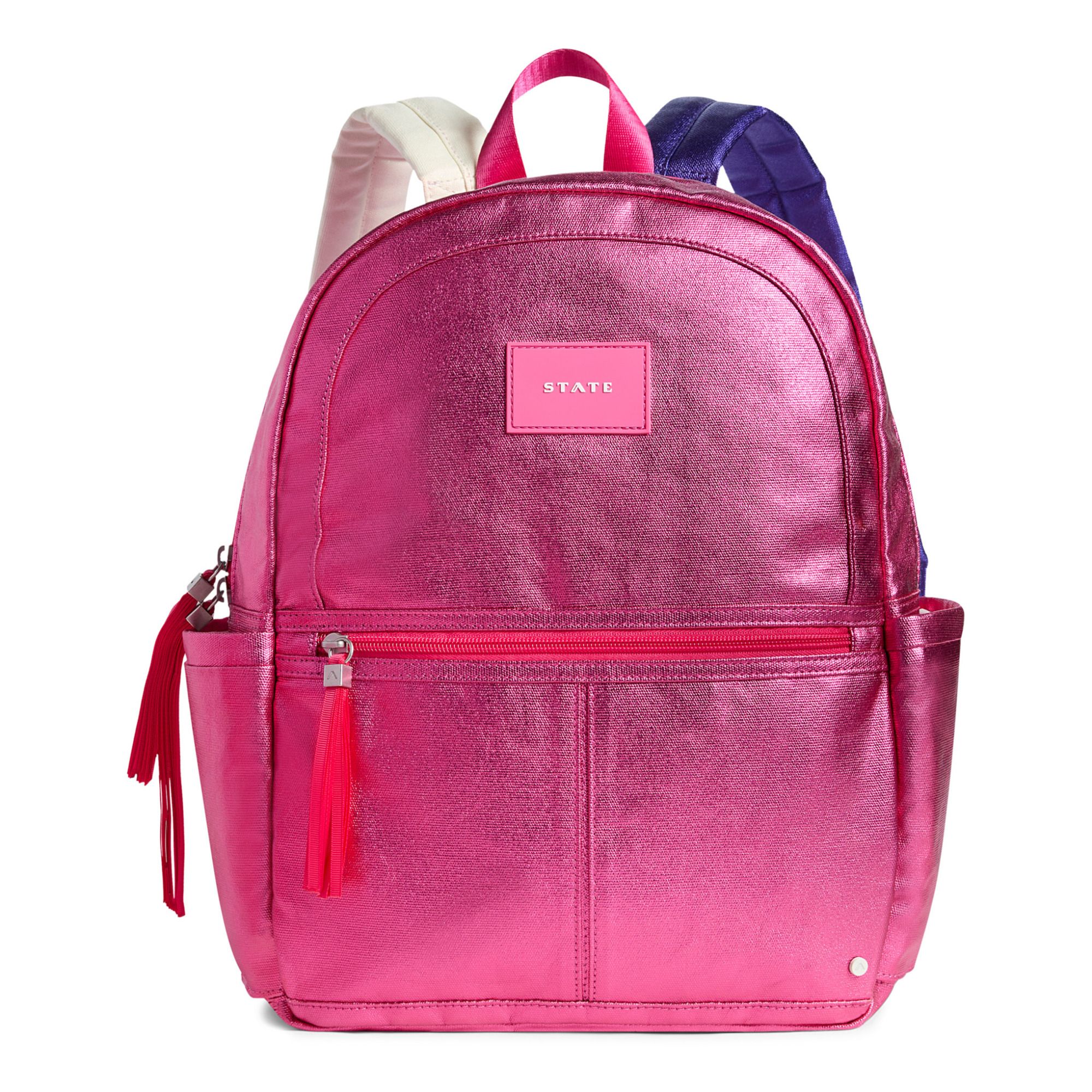 STATE Kane Kids Mini Backpack - PINK/MINT - Yellow Turtle