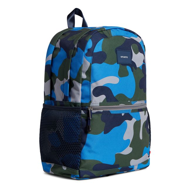 Kane Camo Travel Backpack - Large Blue