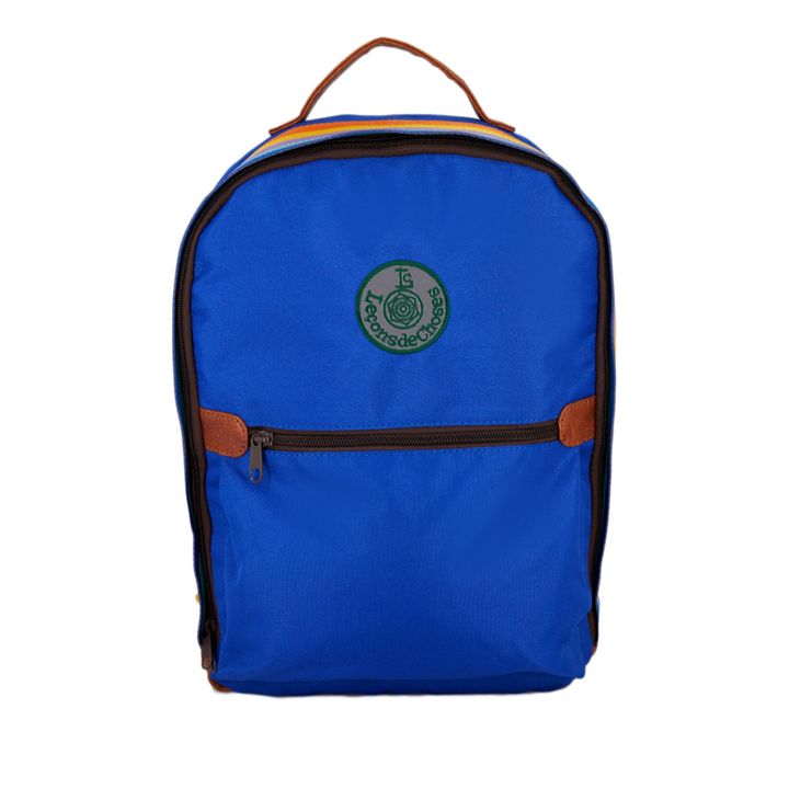 Retro School bag | Bleu- Image produit n°0