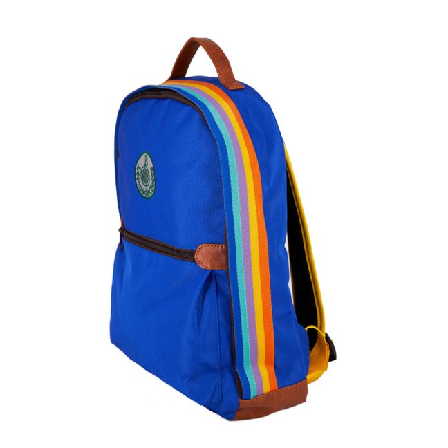 Retro School Bag Blue