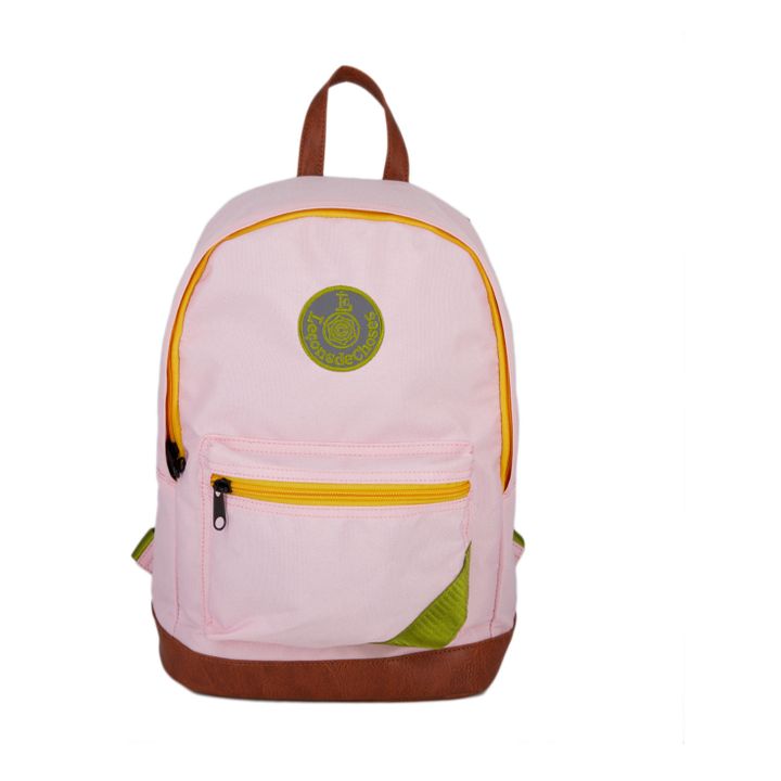 Retro School Bag | Pink- Product image n°0