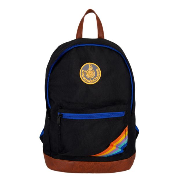 Retro School Bag Black