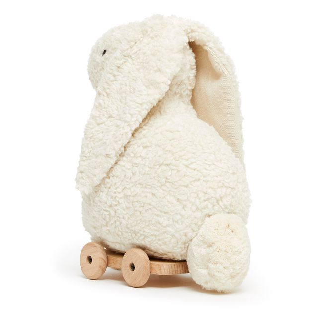 Jouet à tirer Lapin | Blanc