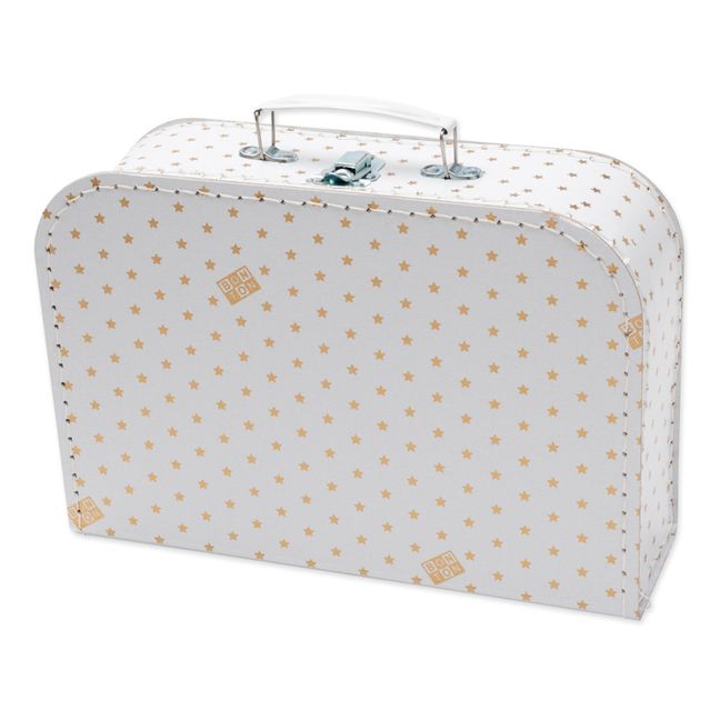 Cardboard Storage Suitcase White