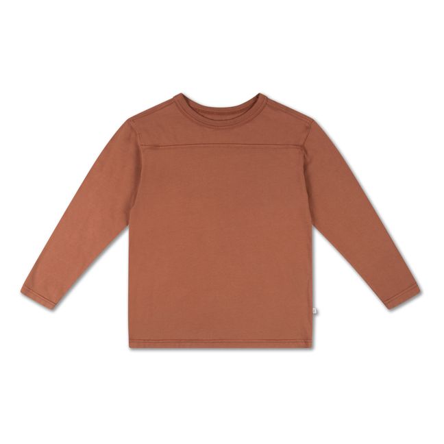 Camiseta unicolor | Marrón