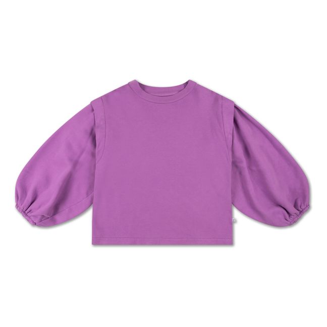 Plain Sweatshirt Purple