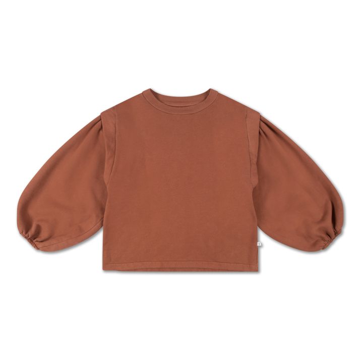 Sweatshirt Uni | Braun- Produktbild Nr. 0