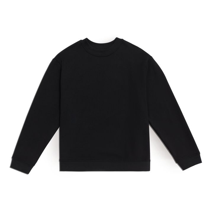 Essential Organic Cotton Sweatshirt Black- Product image n°0