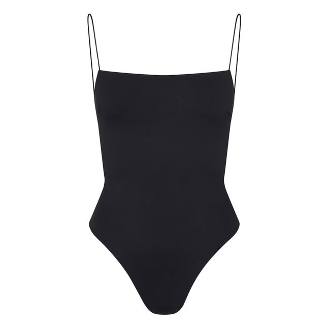 Thin Strap Swimsuit | Nero