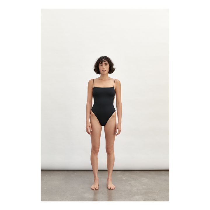 Thin Strap Swimsuit | Nero- Immagine del prodotto n°3