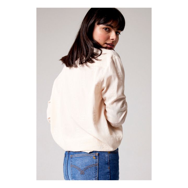 Manon Wheat Embroidered Shirt | Puderfarbe- Produktbild Nr. 3