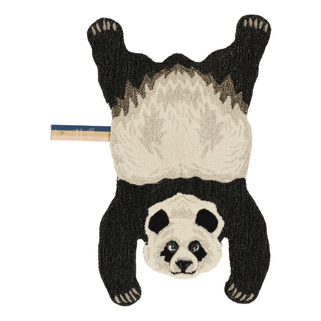 Tappeto Panda in Lana  | Ecru