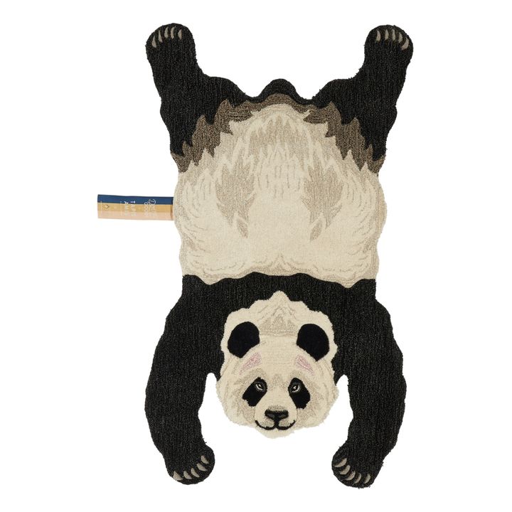 Teppich Panda aus Wolle | Seidenfarben- Produktbild Nr. 3