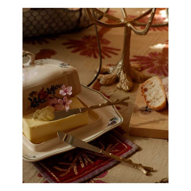Buttermesser - 2er-Set | Goldbraun