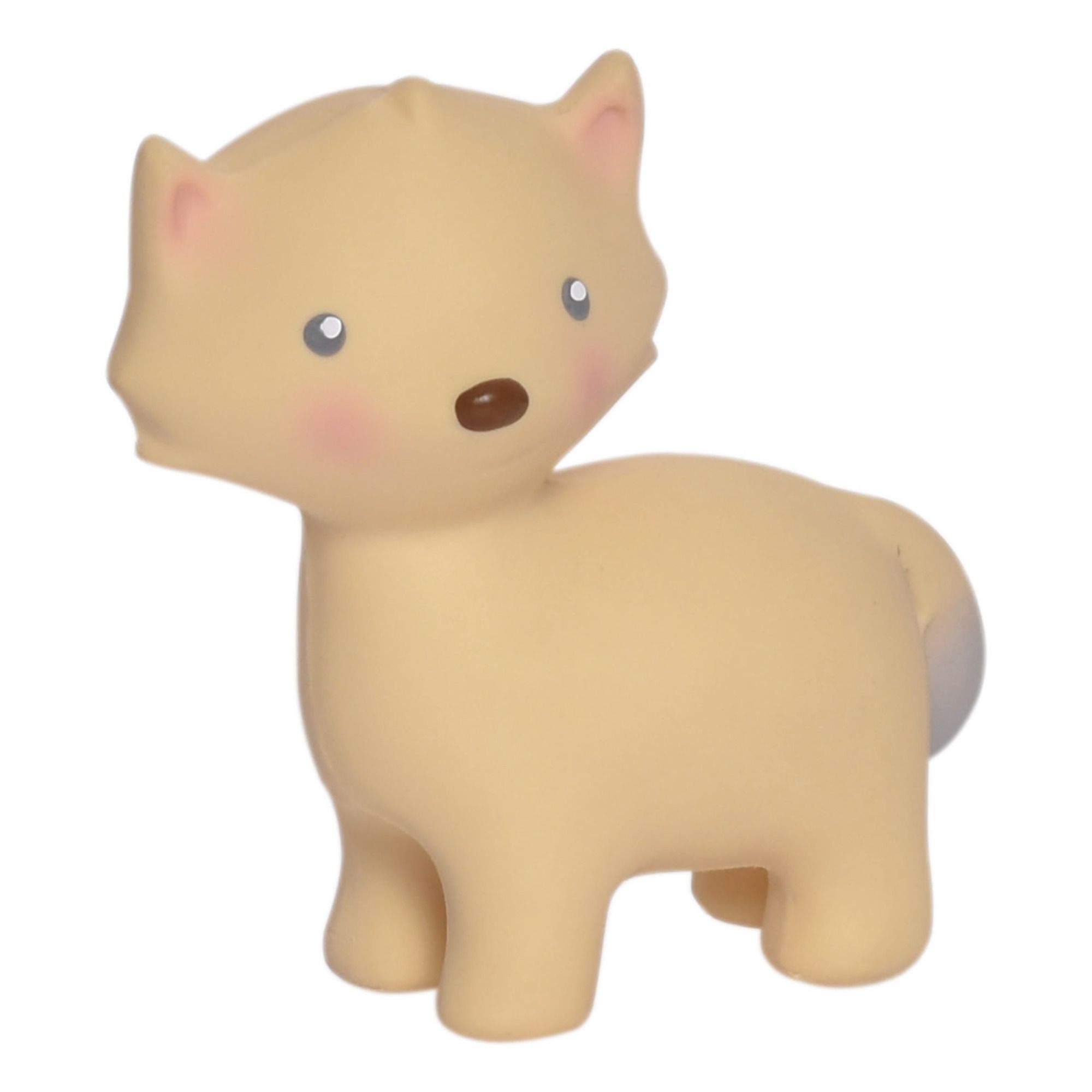 Natural Rubber Fox Bath Toy | Beige- Imagen del producto n°0