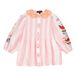 Embroidered Blouse Pink- Miniature produit n°0