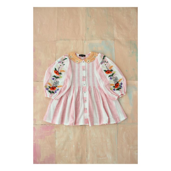 Embroidered Blouse | Pink- Product image n°1