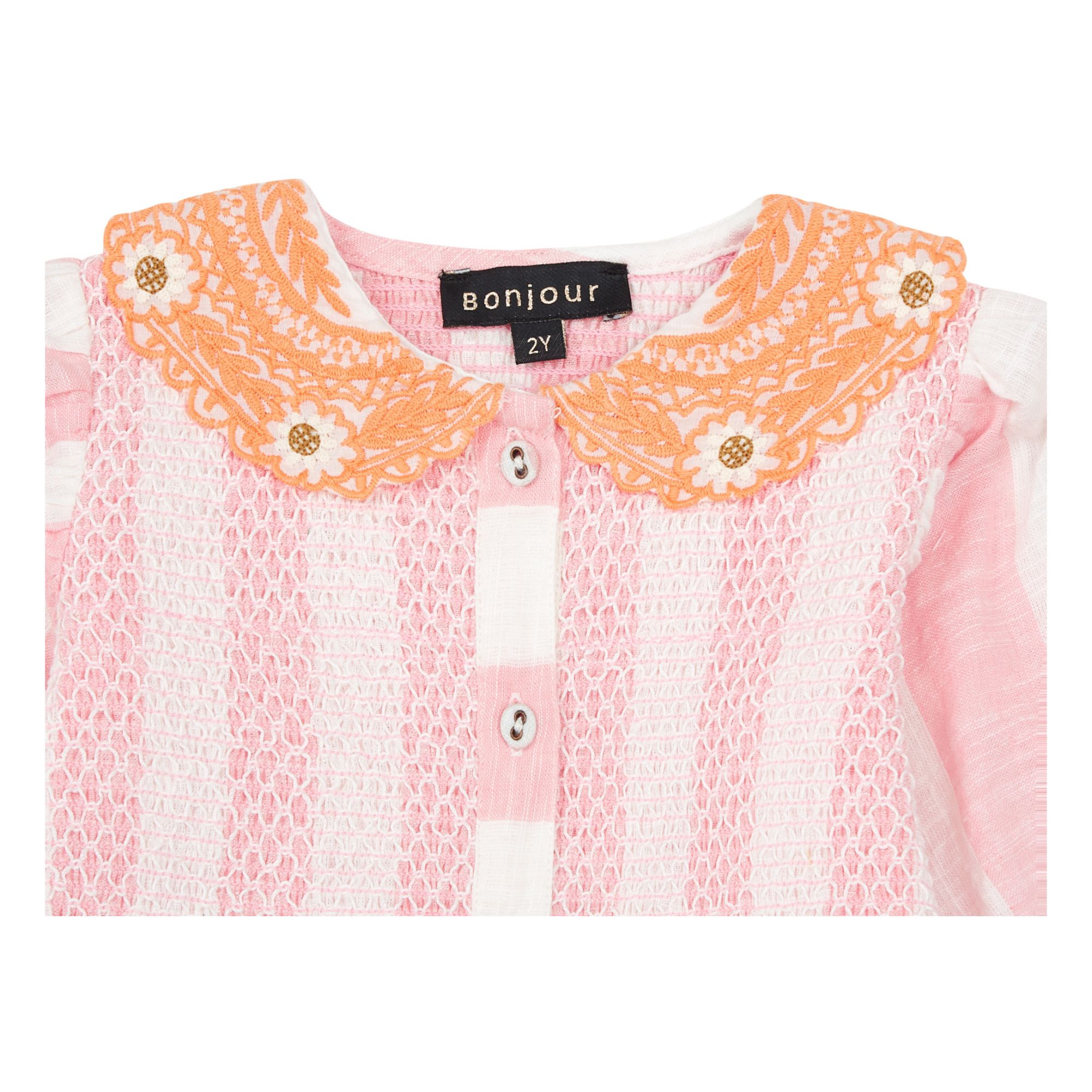 Embroidered Blouse Pink- Product image n°3