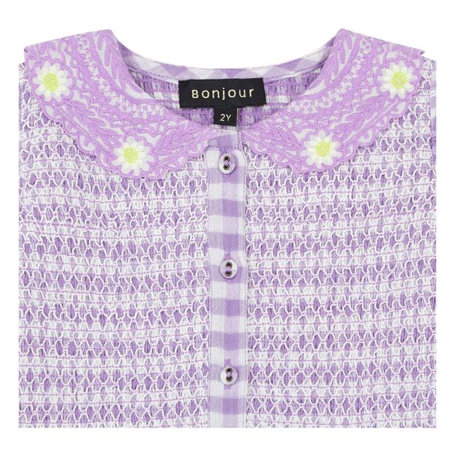 Embroidered Blouse Mauve