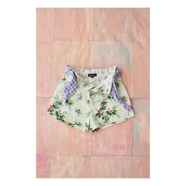 Scarf Shorts | Ecru