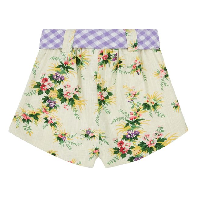 Scarf Shorts | Ecru