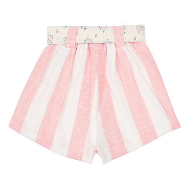 Scarf Shorts | Pale pink
