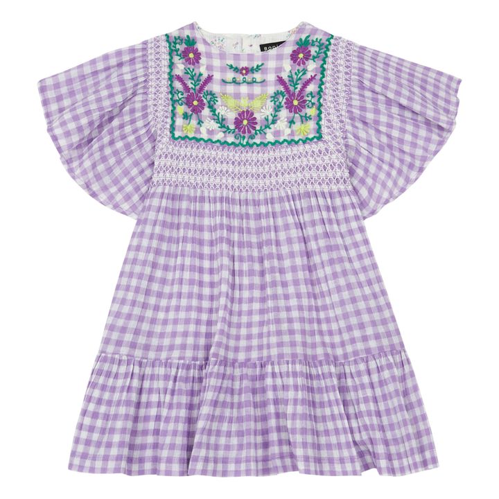 Rosalie Embroidered Dress Malva- Imagen del producto n°0