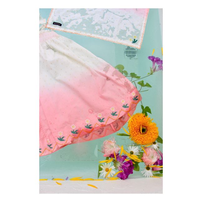 Tie-Dye Dress and Scarf Set | Bianco