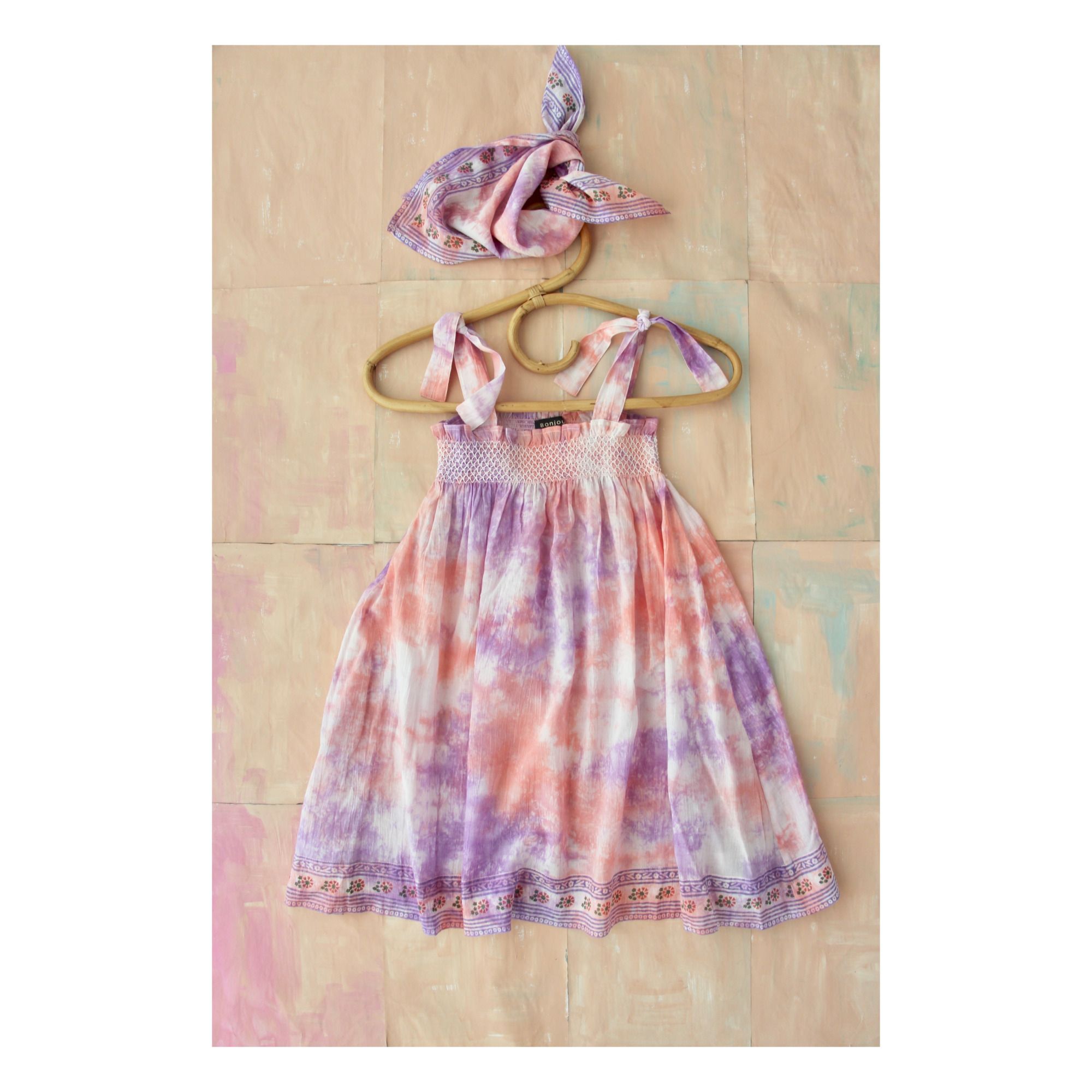 Dress and Scarf Set Rosa- Produktbild Nr. 1