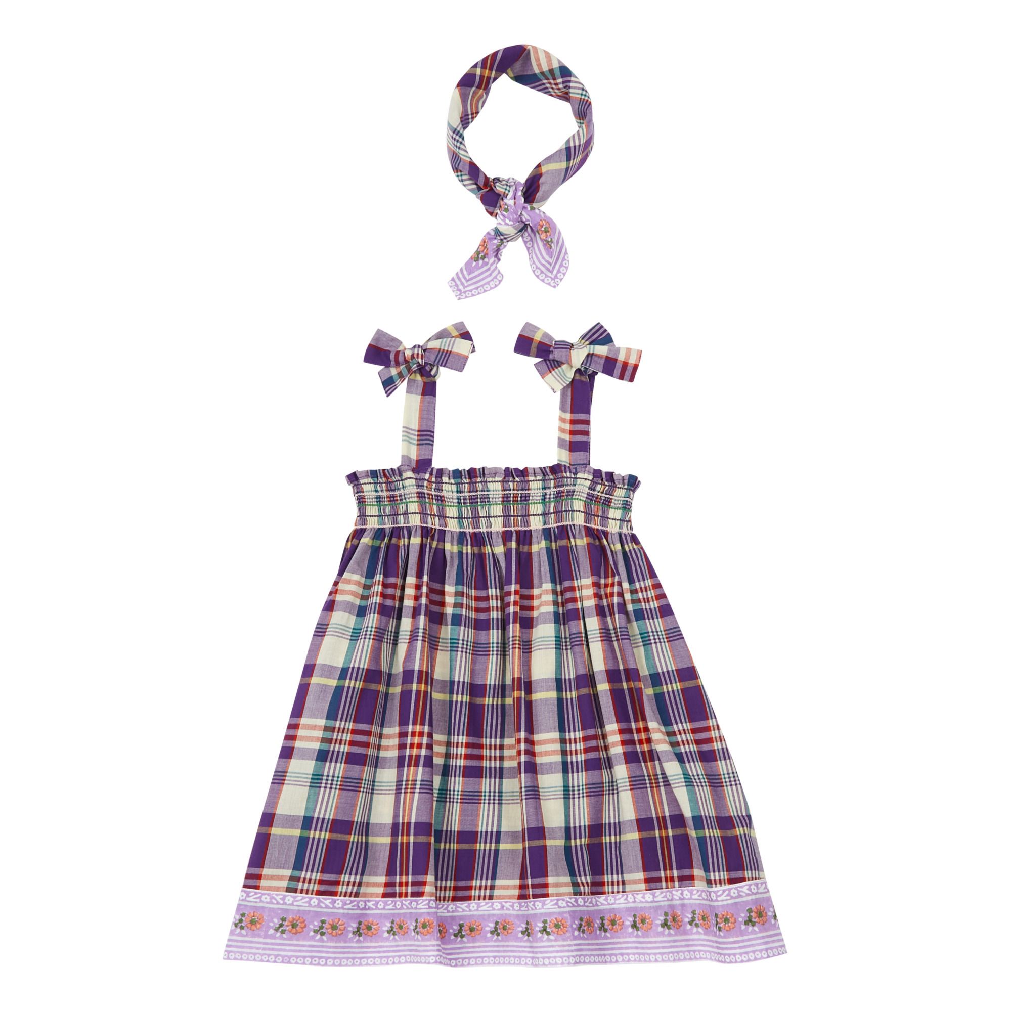 Dress and Scarf Set Violett- Produktbild Nr. 0