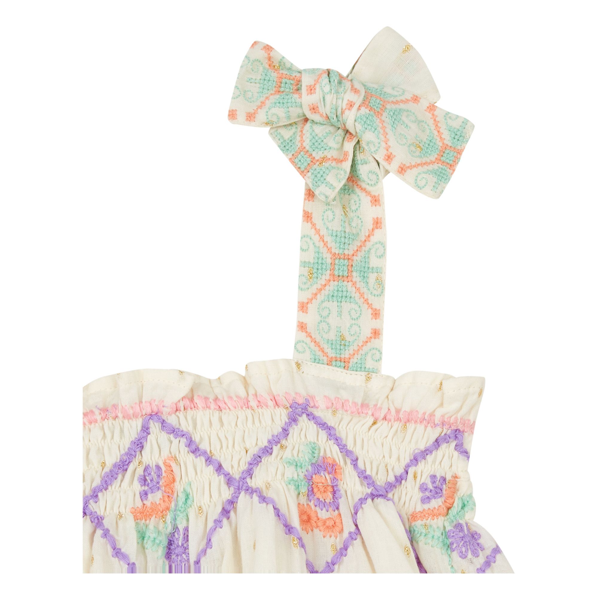 Embroidered Dress Seidenfarben- Produktbild Nr. 3