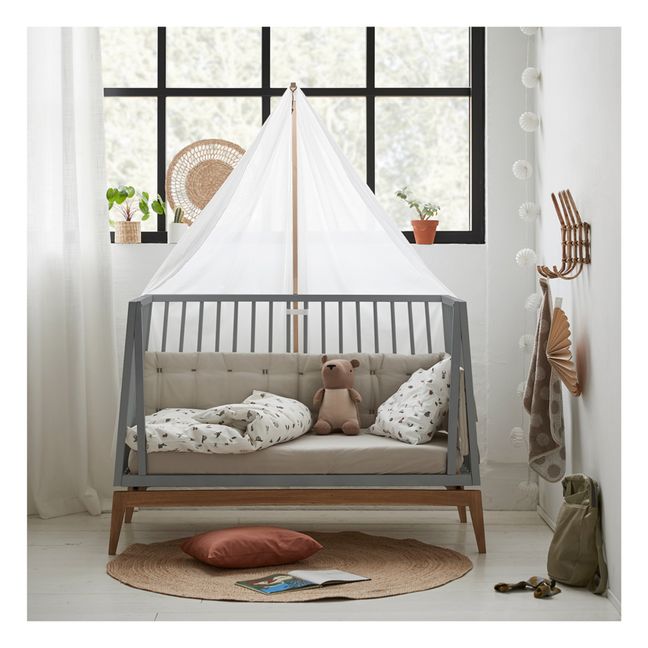 Kit di conversione per letto da neonato, modello: Luna, dimensioni: 60 x 120 cm | Grigio