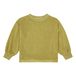 Organic Cotton Leaf Sweatshirt Verde- Miniatura produit n°0