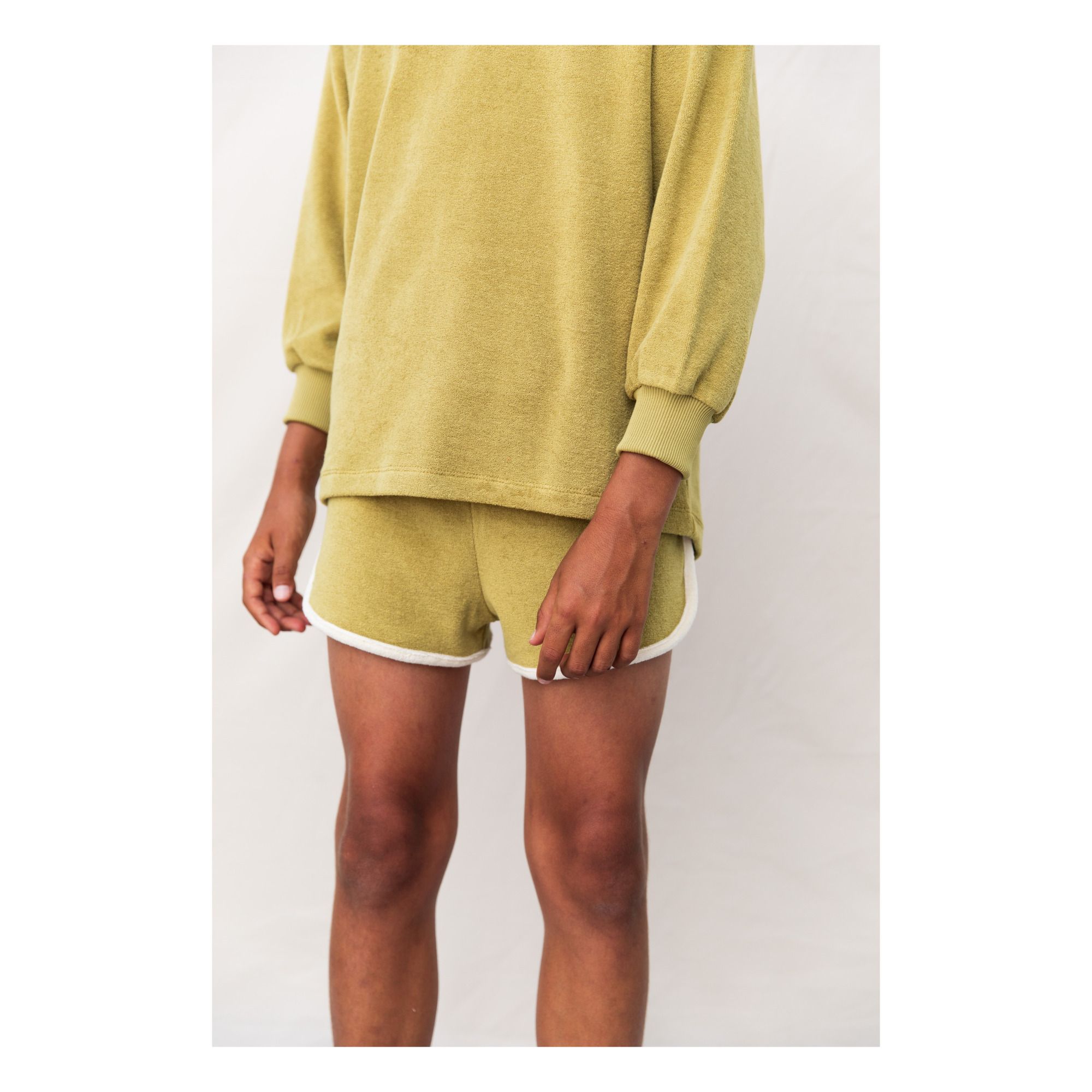 Organic Cotton Shorts Green- Product image n°2