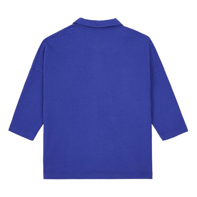 Yves Organic Cotton Jacket Azul Marino