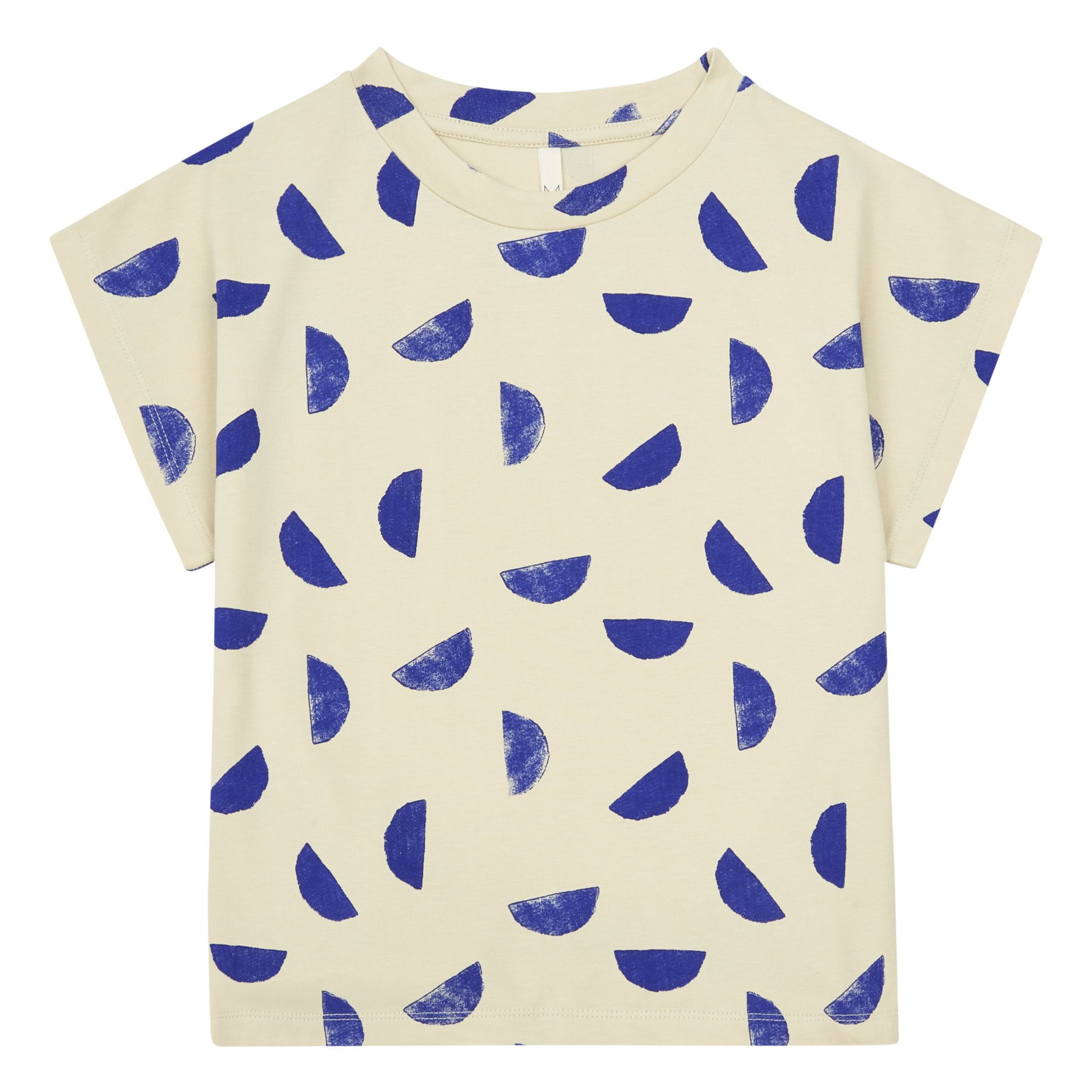 Organic Cotton Moon T-shirt Azul Marino- Imagen del producto n°0