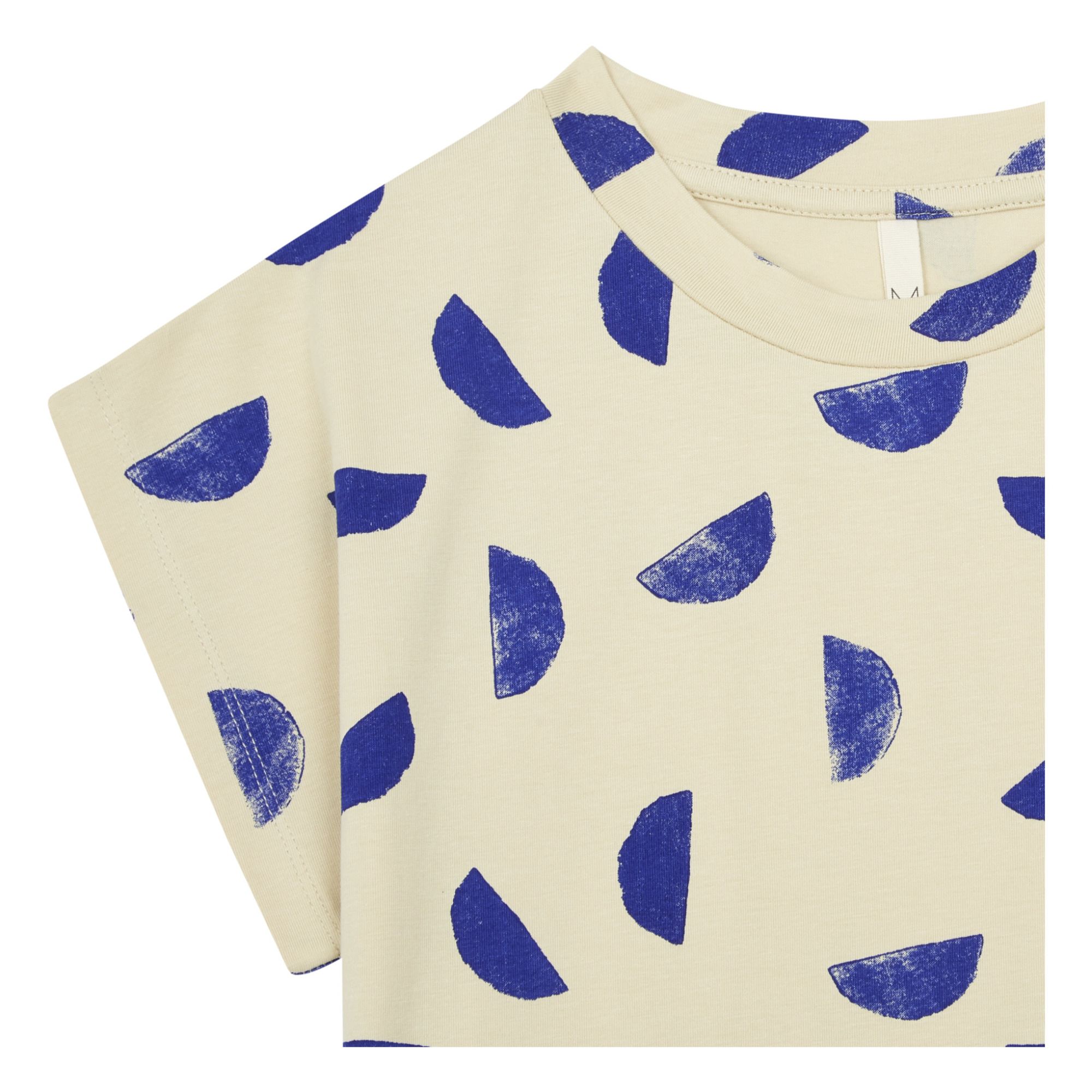 Organic Cotton Moon T-shirt Azul Marino- Imagen del producto n°3